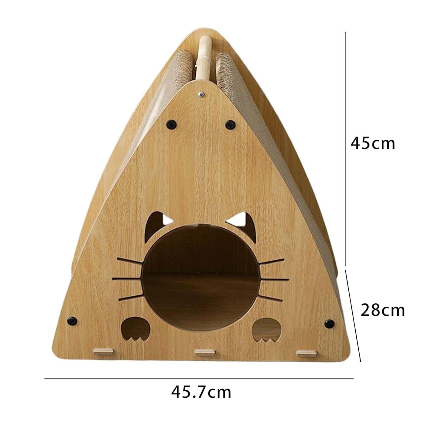 Play & Rest Cat House scratchers 45.7*28*45cm