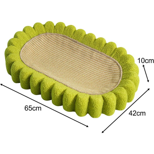 Cactus Flower Cat Mat scratchers green 65 cm