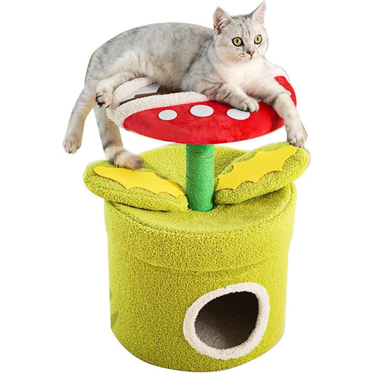 Modern Mushroom Cat Perch green 40*60cm