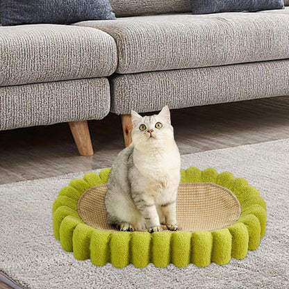 Cactus Flower Cat Mat scratchers green 65 cm